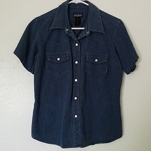 Vintage Patagonia button down short sleeve shirt